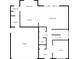 Layout of first floor showcasing kitchen, living room, laundry, garage, and bath at 635 Sonoma Ln, Greenfield, IN 46140