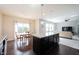 Open-concept kitchen and dining area with a view into the living room at 635 Sonoma Ln, Greenfield, IN 46140