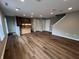 Finished basement featuring a bar area, recessed lighting, and vinyl flooring at 6924 Havenmoor Pl, Indianapolis, IN 46250