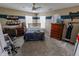 Decorated bedroom with carpet, ceiling fan and baseball theme at 7320 Corwin Ct, Indianapolis, IN 46259