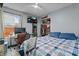 Bedroom featuring neutral tones, ceiling fan, and natural light at 805 Sunvista Dr, Avon, IN 46123