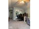 Bonus room with a desk and ceiling fan at 8130 Winterset Cir, Indianapolis, IN 46214
