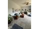 Bright living room with fireplace and decorative artwork for a cozy atmosphere at 8130 Winterset Cir, Indianapolis, IN 46214