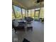 Comfortable screened-in porch with seating, perfect for enjoying the outdoors at 8130 Winterset Cir, Indianapolis, IN 46214