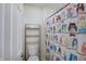Cozy bathroom with a toilet and a cute, colorful owl-themed shower curtain at 951 Gondola Run, Greenfield, IN 46140