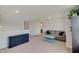 Bright upstairs loft features neutral carpet, fresh paint and plenty of room for recreation at 951 Gondola Run, Greenfield, IN 46140