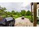Paver patio with a grill and pond view at 1020 Lair Ct, Westfield, IN 46074
