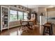 Cozy dining room with hardwood floors, large windows, and natural light at 1020 Lair Ct, Westfield, IN 46074