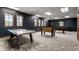 Fun-filled game room with pool table, foosball, and other entertaining amenities at 1020 Lair Ct, Westfield, IN 46074