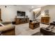 A comfortable living room featuring media center, casual seating and an open floor plan at 1020 Lair Ct, Westfield, IN 46074