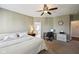 Comfortable bedroom with ensuite bath and office space, perfect for relaxing and productivity at 13145 Roma Bnd, Carmel, IN 46074