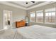 Main bedroom with abundant natural light and a partial bathroom view at 15116 Fenchurch Dr, Westfield, IN 46074