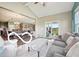 Open concept living area featuring a dining area, kitchen, and comfortable seating at 19175 English Lake Ln, Noblesville, IN 46062