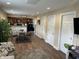 Spacious living room that flows into a kitchen featuring an open floor plan and modern design at 1931 E 68Th St, Indianapolis, IN 46220