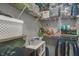 Closet space with shelving racks and storage containers to maximize organization potential at 237 Broadmoor Bnd, Pittsboro, IN 46167