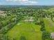 A large property with mature trees and green lawn as seen from above at 2825 S State Road 267, Plainfield, IN 46168