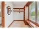 Custom closet with a window, bench and ample shelving at 2825 S State Road 267, Plainfield, IN 46168