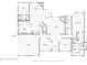 Detailed floor plan of the home showcasing the layout of rooms and square footage at 2825 S State Road 267, Plainfield, IN 46168