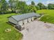 Aerial view of the large outbuilding and surrounding grounds at 2825 S State Road 267, Plainfield, IN 46168