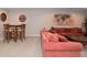 Finished basement featuring a comfortable seating area, a game table and neutral color palette at 3251 Amber Way, Bargersville, IN 46106