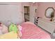 Bright bedroom offering a cozy bed, dresser, and ample closet space at 3251 Amber Way, Bargersville, IN 46106