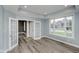 Home office with french doors, tray ceiling and large window with views of the exterior at 3251 Amber Way, Bargersville, IN 46106