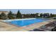 Inviting community pool area with lounge chairs, perfect for relaxing and enjoying the outdoors at 3251 Amber Way, Bargersville, IN 46106