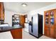 Efficient kitchen featuring essential appliances, ample cabinet space, and a functional layout at 3310 Ransdell St, Indianapolis, IN 46227