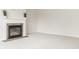 Living room with fireplace featuring a white mantel at 3419 Burlingame Blvd, Carmel, IN 46074