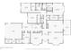 Detailed floor plan showcasing the layout, room dimensions, and overall structure of the home at 410 Sugar Tree Ln, Indianapolis, IN 46260