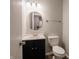 Cozy bathroom featuring a modern vanity and toilet at 4268 Foxglove Trce, Indianapolis, IN 46237