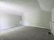 A spacious carpeted bedroom with neutral paint and a vaulted ceiling offers a bright, inviting space at 4268 Foxglove Trce, Indianapolis, IN 46237