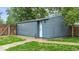 Outbuilding featuring durable siding and a well-maintained lawn at 450 Pleasant St, Noblesville, IN 46060