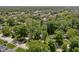 An aerial view showcases a neighborhood with lush greenery and diverse housing styles on a bright, sunny day at 469 Ash Dr, Carmel, IN 46032