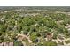 An aerial view of a neighborhood near a campus and commercial area, showcasing a mix of residential and community spaces at 469 Ash Dr, Carmel, IN 46032