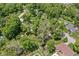 A high aerial shot of a neighborhood filled with mature trees and well-spaced houses at 469 Ash Dr, Carmel, IN 46032