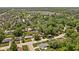 An aerial view of a residential area featuring neatly arranged homes, mature trees, and some with backyard pools at 469 Ash Dr, Carmel, IN 46032