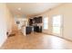 Well-lit kitchen with stainless steel appliances and an open layout at 4712 Clairmont Dr, Columbus, IN 47203