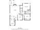 Floor plan of the home detailing the layout of the kitchen, bedrooms, living room and other areas at 4824 Eagles Watch Ln, Indianapolis, IN 46254