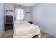Simple bedroom with natural light and minimalist decor, perfect for rest at 4967 Diana Dr, Indianapolis, IN 46203