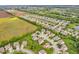 An aerial view of a meticulously planned community showcasing well-maintained homes and lush landscaping at 532 Amersham Ct, Avon, IN 46123