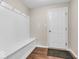 Functional mudroom with built-in bench and coat rack, offering convenient storage solutions at 532 Amersham Ct, Avon, IN 46123