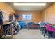 Interior with wood paneling, a window, saddles, bridals, and tables at 5480 E County Rd 800 N, Brownsburg, IN 46112