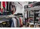 Walk-in closet with plenty of shelving and hanging storage space at 609 E 39Th St, Indianapolis, IN 46205