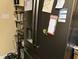 A modern stainless steel refrigerator with a water dispenser offers convenience and style in this home's kitchen at 670 Van Ave, Shelbyville, IN 46176