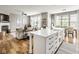 Kitchen with open concept seamlessly integrates with the living room and dining area at 7824 Hedgehop Dr, Zionsville, IN 46077