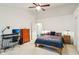 Bedroom featuring neutral walls, carpet, and coordinating furnishings at 7970 Cobblesprings Dr, Avon, IN 46123