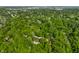 Lush aerial view of secluded homes nestled among mature trees, providing privacy and a natural setting at 8209 Beech Knoll, Indianapolis, IN 46256