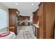 Spacious kitchen with modern appliances, custom cabinets, and a bright, open layout at 909 E Markwood Ave, Indianapolis, IN 46227
