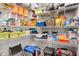 Walk-in pantry with organized shelving filled with food storage items at 9159 E County Road 400 N, Brownsburg, IN 46112